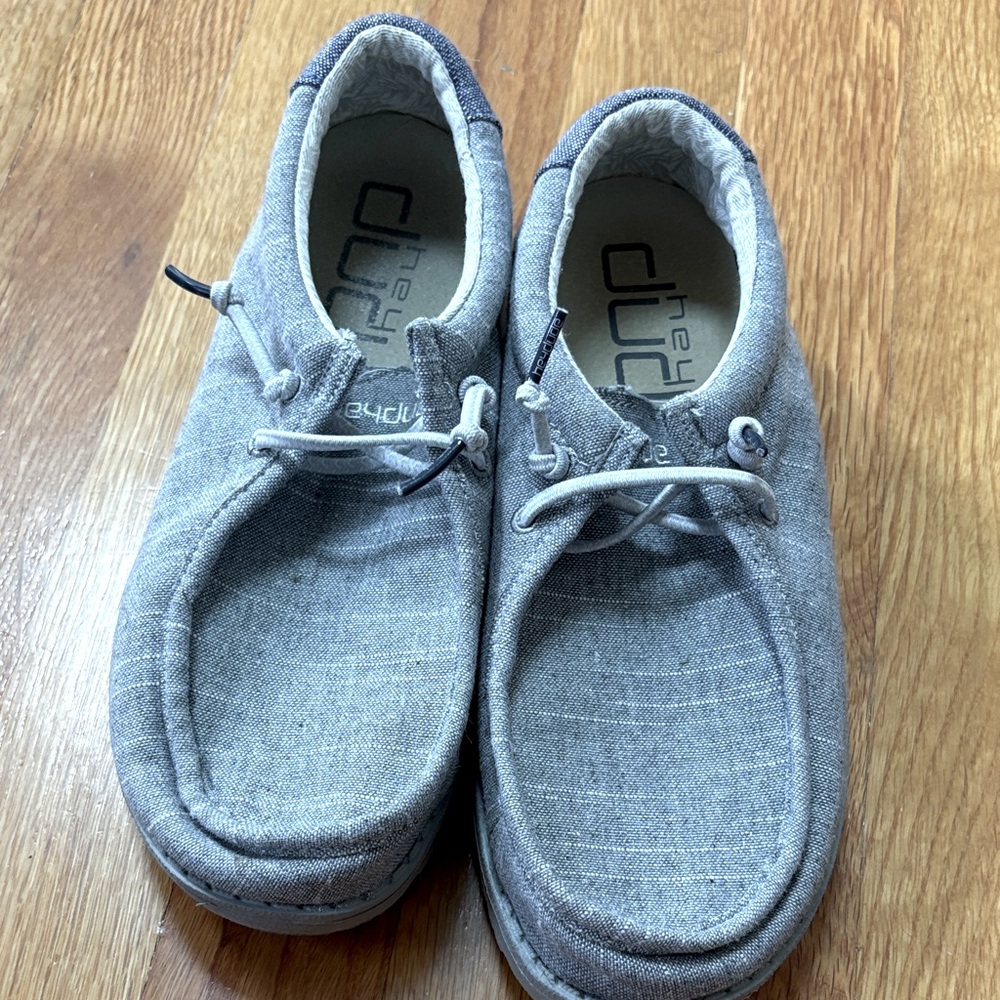 Hey Dude Boy’s Light Gray Loafers